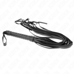 KINK - NEGRO PEITSCHE MIT KURZEM GRIFF UND LANGEM SCHWANZ 70 CM – Produktansicht 5