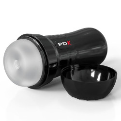 PDX EXTREME - SLIDE & GLIDE SELBSTSCHMIERENDER MASTURBATOR KLAR – Produktansicht 2
