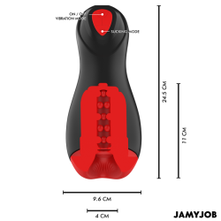 JAMYJOB - CORE-X AUTOMATISCHER MASTURBATOR 5 SAUG- UND VIBRATIONSMODI – Produktansicht 3