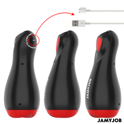 JAMYJOB - CORE-X AUTOMATISCHER MASTURBATOR 5 SAUG- UND VIBRATIONSMODI – Produktansicht 6