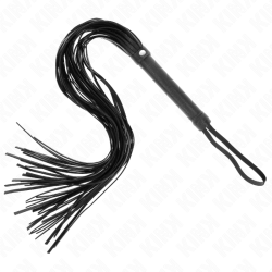 KINK - SCHWARZE WEICH-PVC-PEITSCHE 70 CM – Produktansicht 2