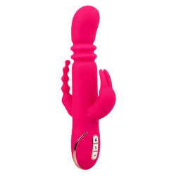 CALEXOTICS - JACK FANTASY DREIFACH BEHEIZTER VIBRATOR RABBIT ROSA – Produktansicht 2