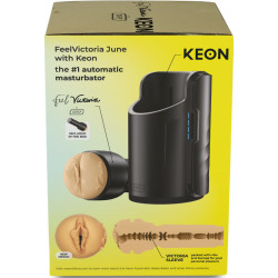 KIIROO - KEON WIFI COMBO VICTORIA JUNE AUTOMATISCHER MASTURBATOR + FEEL STROKER – Produktansicht 3