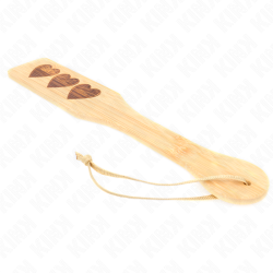 KINK - BAMBUSPALETTE HERZDESIGN 32 X 5,5 CM – Produktansicht 2