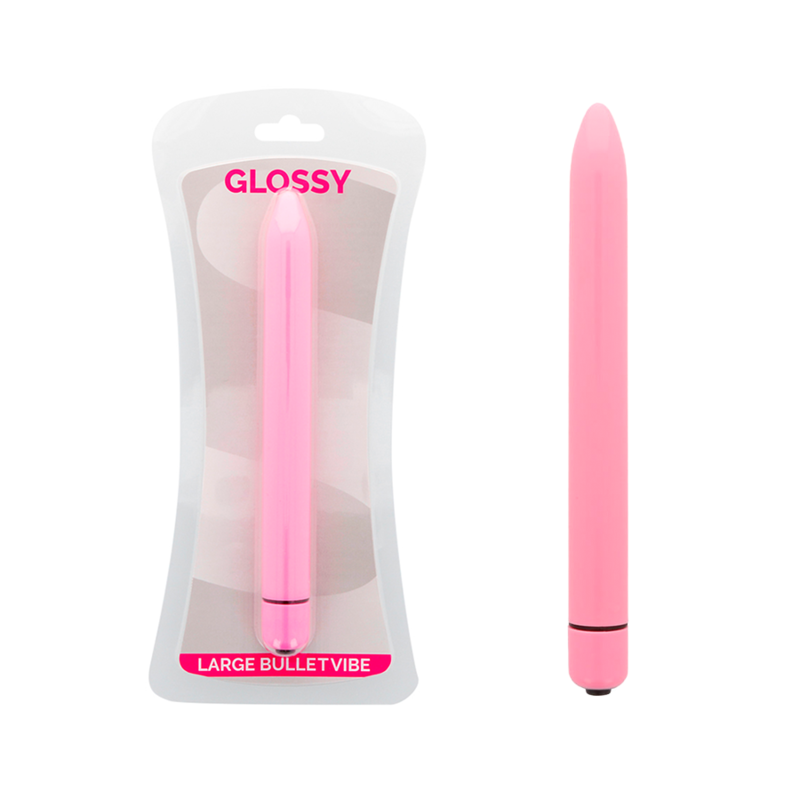 GLOSSY SLIM - VIBRATOR ROSA