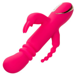 CALEXOTICS - JACK FANTASY DREIFACH BEHEIZTER VIBRATOR RABBIT ROSA – Produktansicht 5