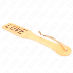KINK - BAMBUSPALETTE WORT LIEBE 32 X 5,5 CM – Produktansicht 4