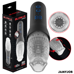 JAMYJOB - BLOW-R MASTURBATOR MIT STOSS- UND ROTATIONSFUNKTION
