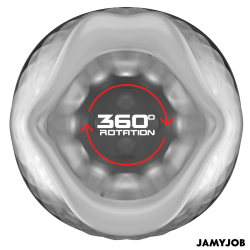 JAMYJOB - BLOW-R MASTURBATOR MIT STOSS- UND ROTATIONSFUNKTION – Produktansicht 5