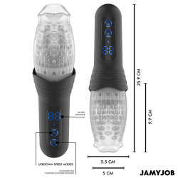 JAMYJOB - BLOW-R MASTURBATOR MIT STOSS- UND ROTATIONSFUNKTION – Produktansicht 7