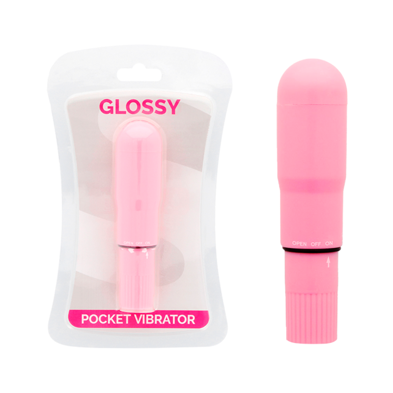 GLOSSY - TASCHENVIBRATOR ROSA