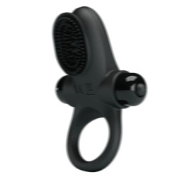 PRETTY LOVE - VIBRATORRING II FÜR DEN SCHWARZEN PENIS – Produktansicht 3