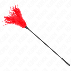 KINK - MEHRERE ROTE KITZELFEDERN 45 CM – Produktansicht 2