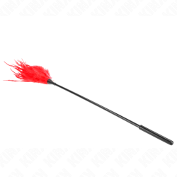 KINK - MEHRERE ROTE KITZELFEDERN 45 CM – Produktansicht 3