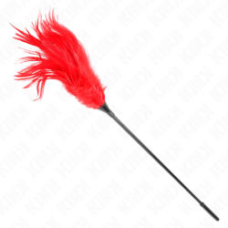 KINK - MEHRERE ROTE KITZELFEDERN 45 CM – Produktansicht 4
