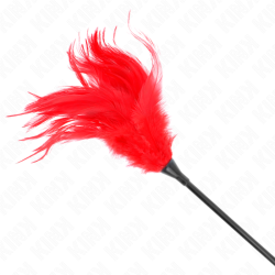KINK - MEHRERE ROTE KITZELFEDERN 45 CM – Produktansicht 5