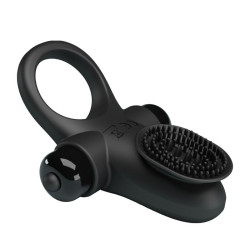 PRETTY LOVE - VIBRATORRING II FÜR DEN SCHWARZEN PENIS – Produktansicht 5