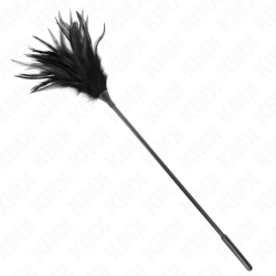 KINK - MEHRERE SCHWARZE KITZELFEDERN 45 CM – Produktansicht 2