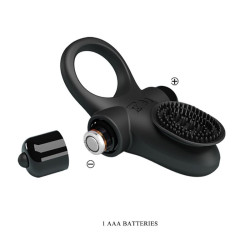 PRETTY LOVE - VIBRATORRING II FÜR DEN SCHWARZEN PENIS – Produktansicht 8