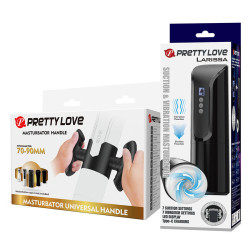 PRETTY LOVE - LARISSA SAUGFUSSTROMBATOR MIT VIBRATION + UNTERSTÜTZUNG – Produktansicht 11
