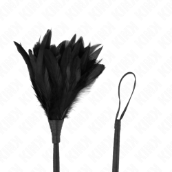 KINK - BLACK MAIDS HORNFORM TICKLE HÜHNERFEDERN 36 CM – Produktansicht 4