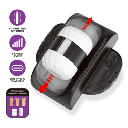 PRETTY LOVE - CALISTA UNIVERSAL AUTOMATISCHER MASTURBATOR SCHWARZ – Produktansicht 10