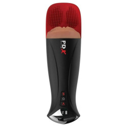PDX ELITE - FAP-O-MATIC PRO XL AUTOMATISCHER VIBRATIONS-STROKER BRAUN 34,9 CM – Produktansicht 2