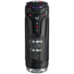 PDX ELITE - MOTO-BATOR PRO THRUSTING STROKER AUTOMATISCHER VIBRATIONS- UND WÄRME-MASTURBATOR 26,5 CM – Produktansicht 2