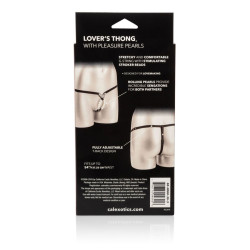 CALEXOTICS - LOVERS TANGA MIT GENUSSPERLEN – Produktansicht 2
