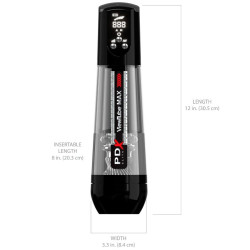 PDX ELITE - VIEWTUBE MAX VIEW AUTOMATISCHER MASTURNADOR MIT TRANSPARENTER ABSAUGUNG – Produktansicht 4