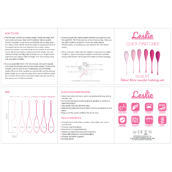 LESLIE - KEGEL FIT PELVIC MUSCLE TRAINING SET 6 STÜCKE – Produktansicht 15