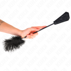 KINK - STRAUSSENFEDERN ZUM KITZELN MIT SPITZENPALETTE 56 CM – Produktansicht 3