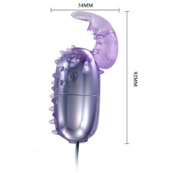 BAILE - SUPER VIBRATOR VIBRIERENDES EI MIT STIMULATOR – Produktansicht 3