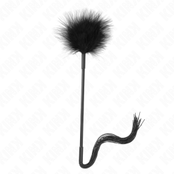 KINK - SILIKONPEITSCHE MIT FEDERN ZUM KITZELN 47 CM – Produktansicht 2