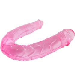 BAILE - DOPPEL DONG DOPPEL ROSA DILDO – Produktansicht 2