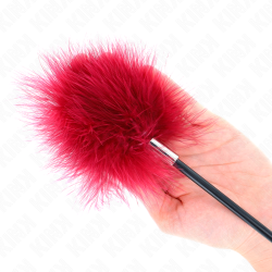 KINK - TICKLE FEATHERS MIT ROSENFÖRMIGEM PADDEL 8 CM – Produktansicht 3