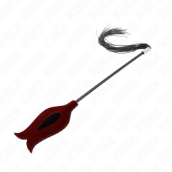 KINK - ROSENFORM QUASTENPEITSCHE AUS SILIKON 45 CM – Produktansicht 2