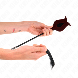 KINK - ROSENFORM QUASTENPEITSCHE AUS SILIKON 45 CM – Produktansicht 3