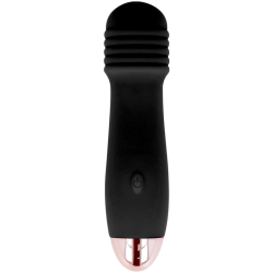 DOLCE VITA - AUFLADBARER VIBRATOR DREI SCHWARZ 7 GESCHWINDIGKEITEN – Produktansicht 2