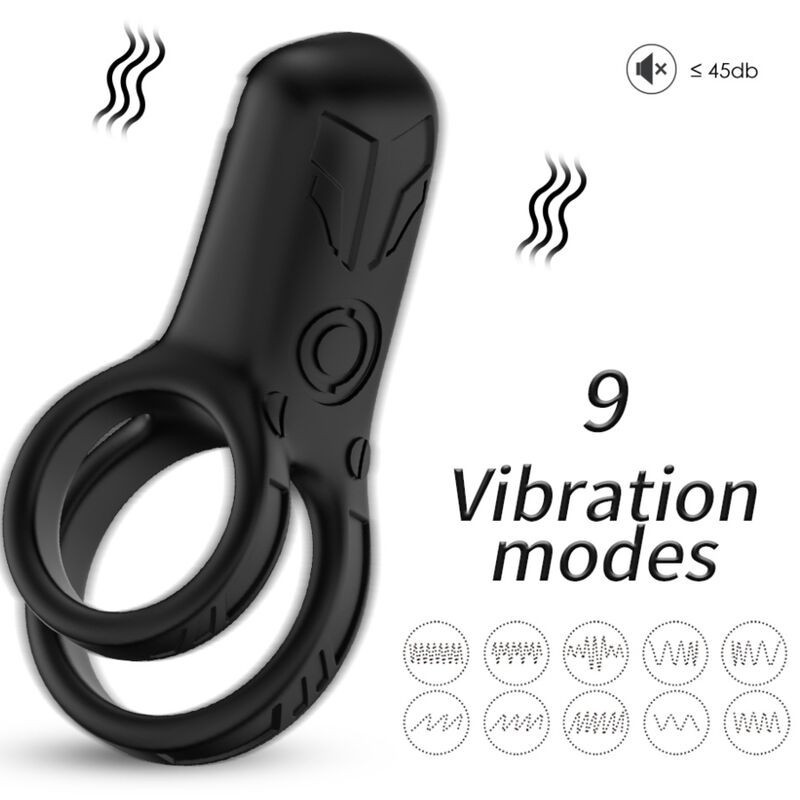 ARMONY - DOPPELRINGVIBRATOR SCHWARZ – D-237944
