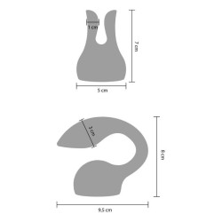 XOCOON - ANHÄNGE PERSÖNLICHES MASSAGER GRÜN – Produktansicht 8