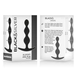BLACK&SILVER - RUPERT ANALKUGELKETTE 10 CM – Produktansicht 5