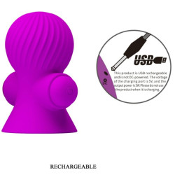 PRETTY LOVE - NIPPELSTIMULATOREN 12M LILA VIBRATION – Produktansicht 5
