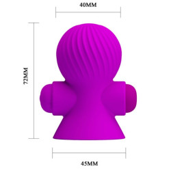 PRETTY LOVE - NIPPELSTIMULATOREN 12M LILA VIBRATION – Produktansicht 6