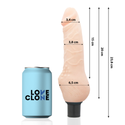 LOVECLONE - DAVEN SELBSTSCHMIERUNG REALISTISCH 23.8 CM -O- 3.8 CM – Produktansicht 2