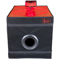 SECRET DOME - KINK CLUB LA NICHE CABIN SCHWARZ & ROT – Produktansicht 2