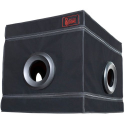 SECRET DOME - KINK CLUB LA NICHE CABIN SCHWARZ & ROT – Produktansicht 3