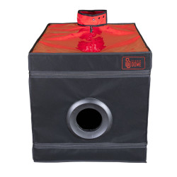 SECRET DOME - KINK CLUB LA NICHE CABIN SCHWARZ & ROT – Produktansicht 5