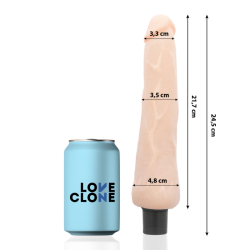 LOVECLONE - RAGNAR SELBSTSCHMIERENDER VIBRATOR 24.5 CM -O- 3.5 CM – Produktansicht 2