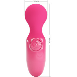 PRETTY LOVE - MAGENTA MINI PERSÖNLICHES MASSAGER – Produktansicht 5